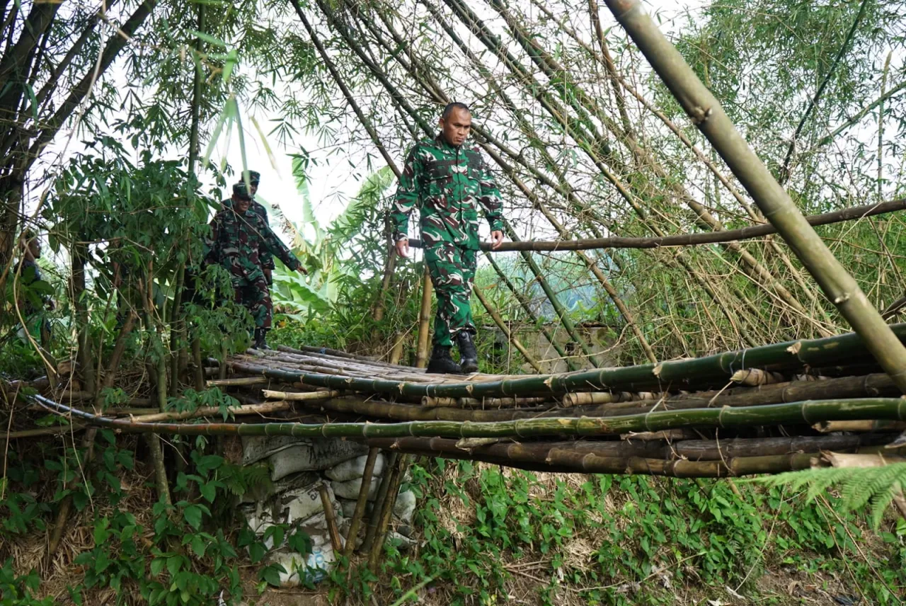 Foto : Sembilan Jembatan Perintis Garuda Tahap III Siap Dibangun di Wilayah Korem 081/DSJ