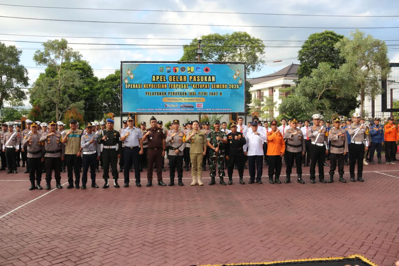 Foto : TNI–Polri dan Pemkab Trenggalek Siap Amankan Mudik Lebaran 2026