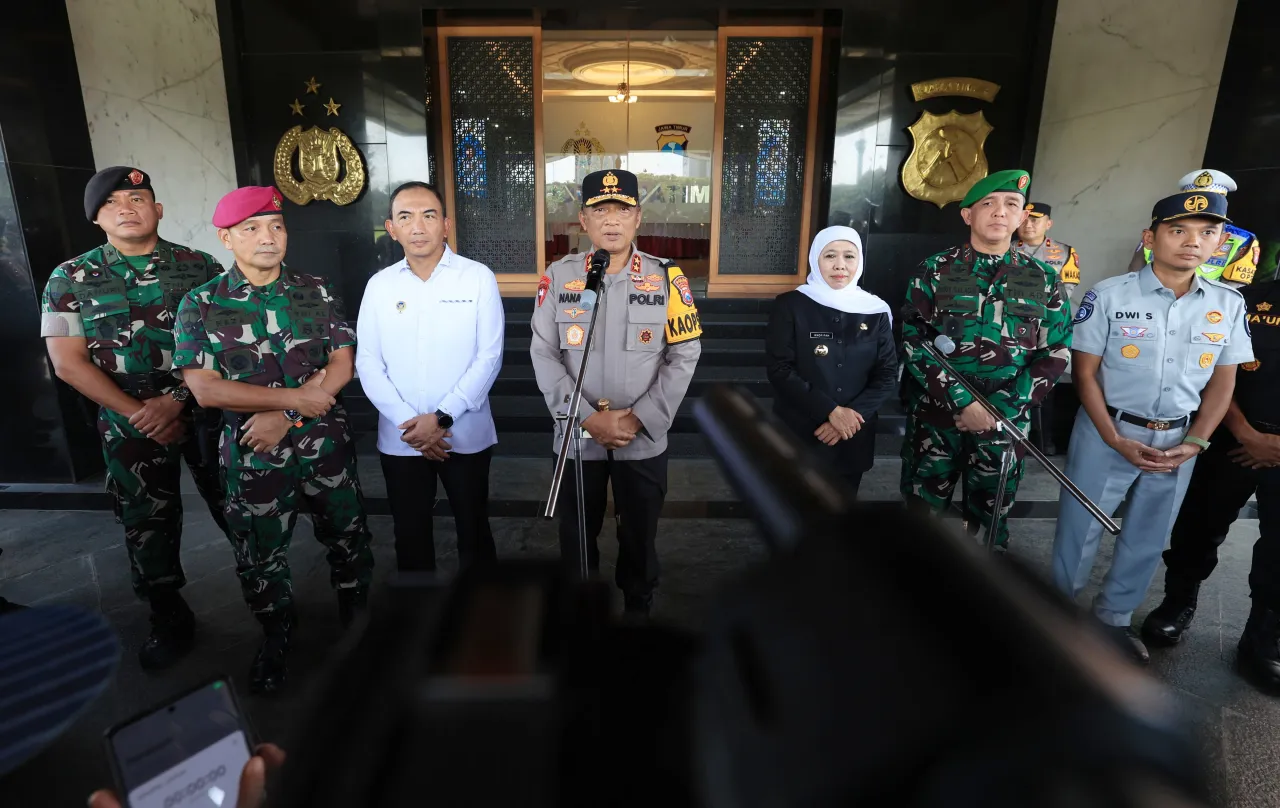 Foto : Polda Jatim Siapkan Buffer Zone di Pelabuhan Ketapang Banyuwangi saat Nyepi