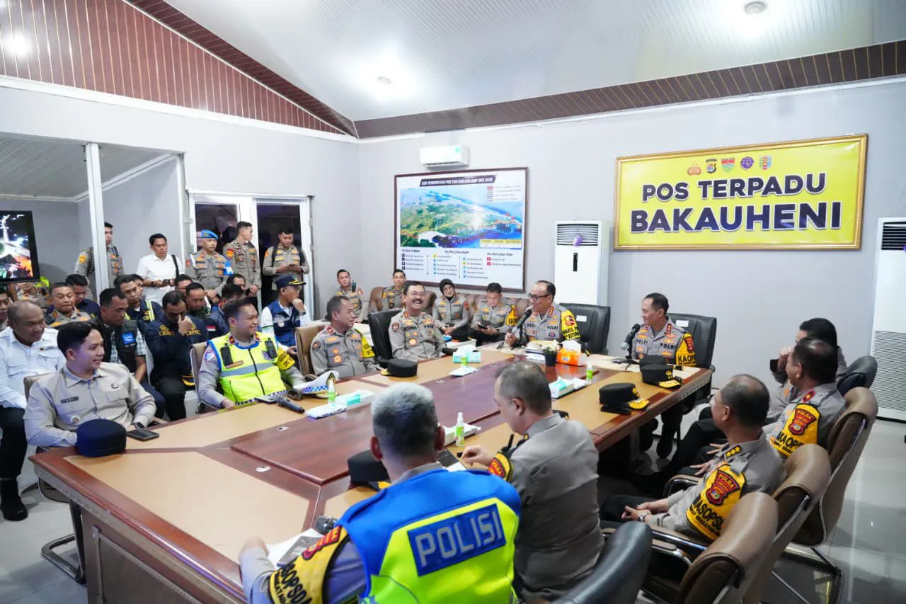 Ket Foto : Polri Siagakan 5 Kapal di Jalur Strategis Nasional, Personel Disiapkan Antisipasi Kontinjensi Kecelakaan Laut Jalur Mudik 2026