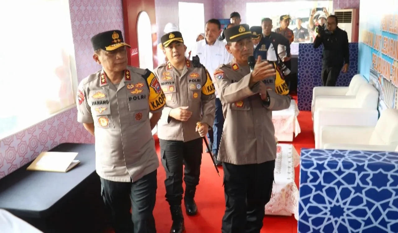 Kapolda Jatim Sidak Pos Terpadu, Pastikan Mudik Aman dan Lancar