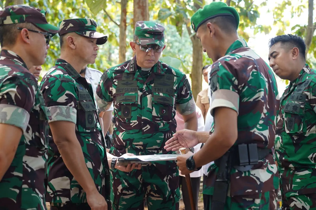 Pangdam V/Brawijaya Pastikan Pembangunan Yonif TP 932/SB Berjalan Tepat Waktu