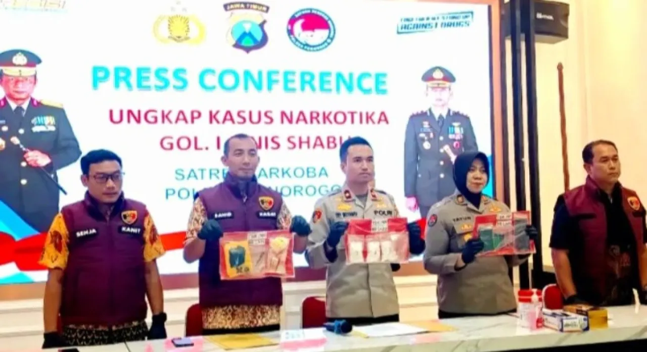 Terancam Hukuman Mati! Polres Ponorogo Ringkus INR, Pengedar Sabu Jaringan Madiun dengan Barang Bukti 301 Gram