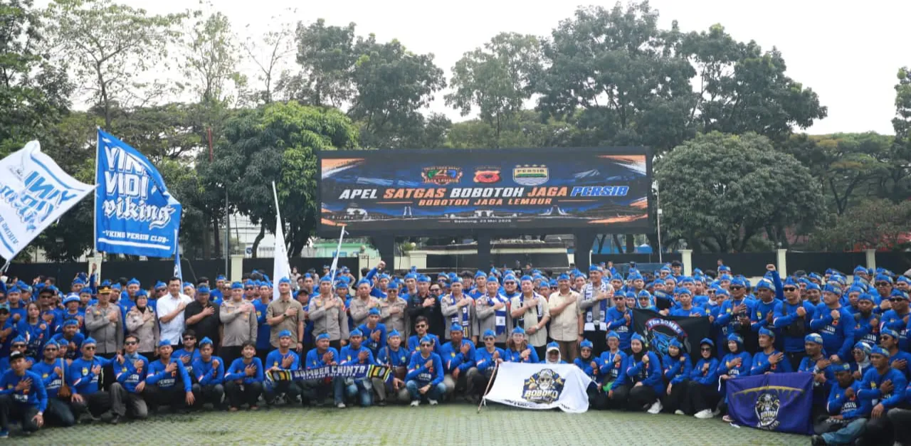 Ket Foto : POLDA JABAR BENTUK SATGAS BOBOTOH DEMI DUKUNG PERSIB DAN JAGA KONDUSIVITAS JAWA BARAT