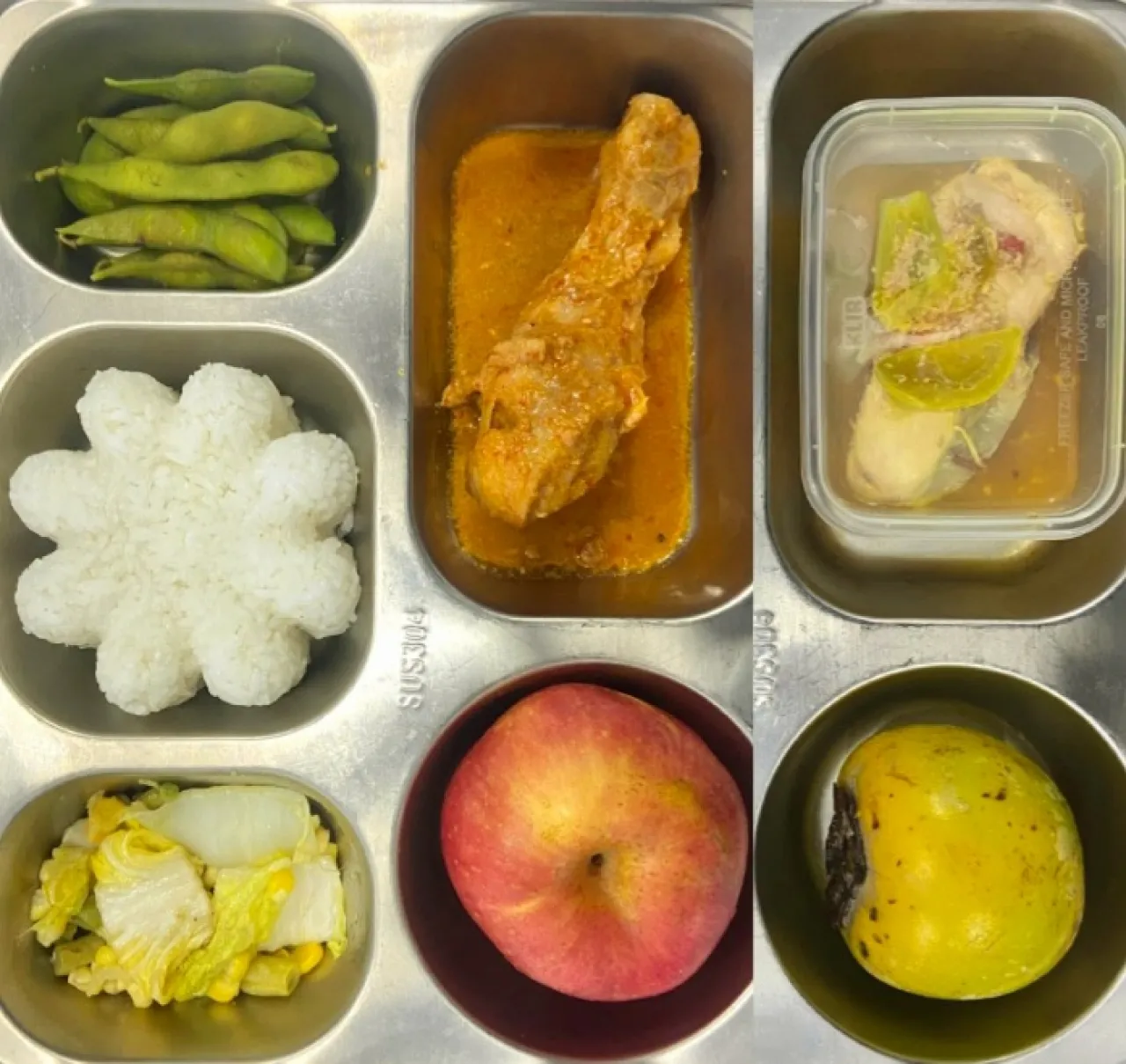 Menu Spesial bergizi tinggi disajikan oleh SPPG Taman Krocok. (Foto dok Bam"z)