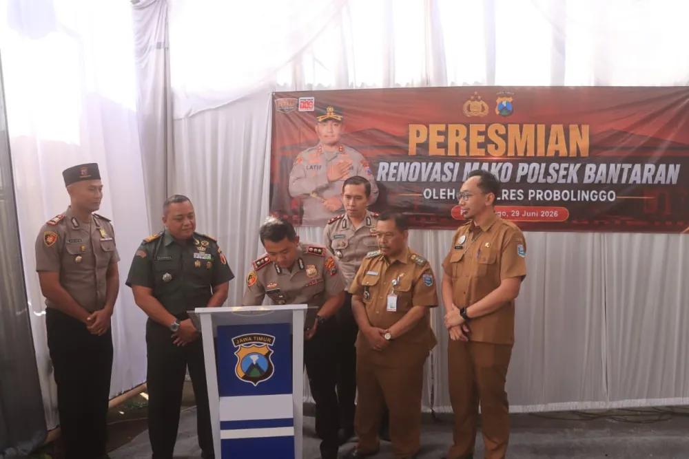 Kapolres Probolinggo Resmikan Renovasi Polsek Bantaran dan Besuk,Tekankan Optimalisasi Pelayanan Publik