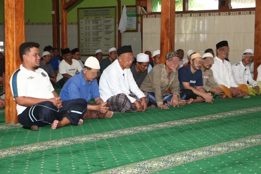 Ket Foto : Lapas Kelas I Madiun Gelar Pengajian Umum, Tingkatan Keimanan dan Karakter Warga Binaan 