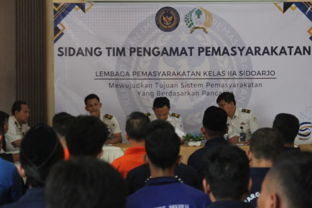 Ket Foto : PB dan CB di Lapas Sidoarjo Gratis, Berikut Syarat dan Alur Pengajuannya