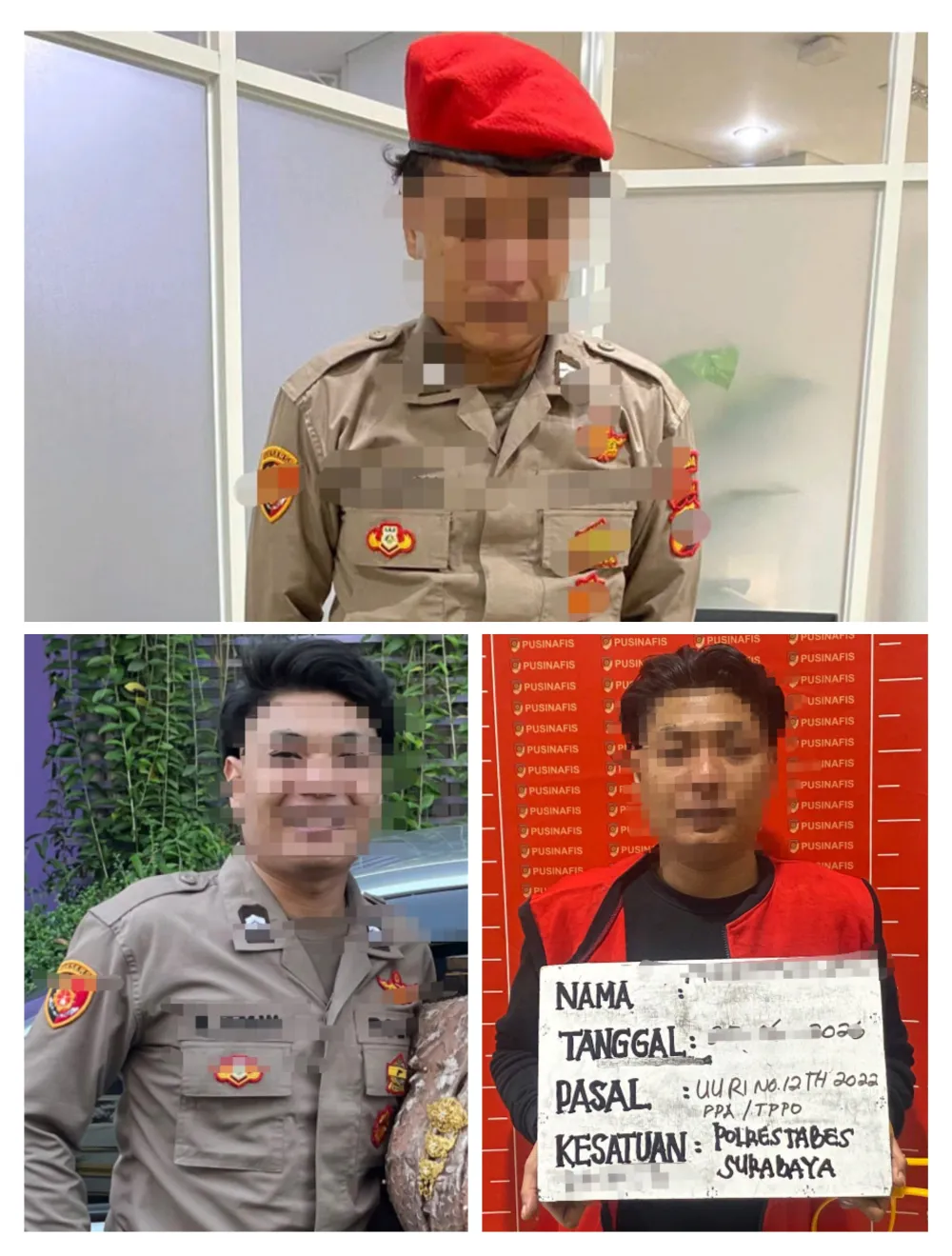 Ket Foto : Diduga Mengaku Anggota Polri, Pria di Surabaya Diproses Hukum atas Kasus Dugaan Kekerasan Seksual