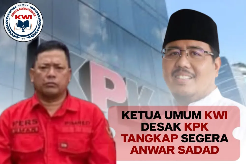 Ket Foto : Ketua Umum KWI Desak KPK Tuntaskan Penanganan Kasus Dana Hibah Jatim 2021–2022