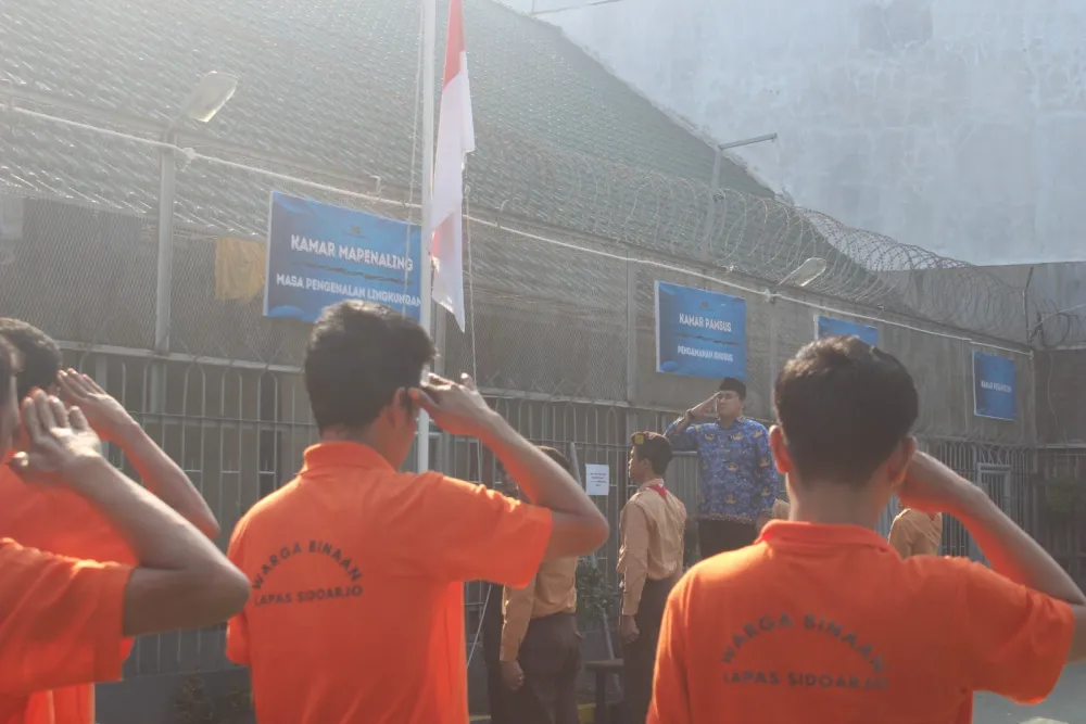 Ket Foto : Momentum Kemerdekaan, 515 Narapidana Lapas Sidoarjo Diusulkan Terima Remisi, 12 Siap Kembali ke Tengah Masyarakat