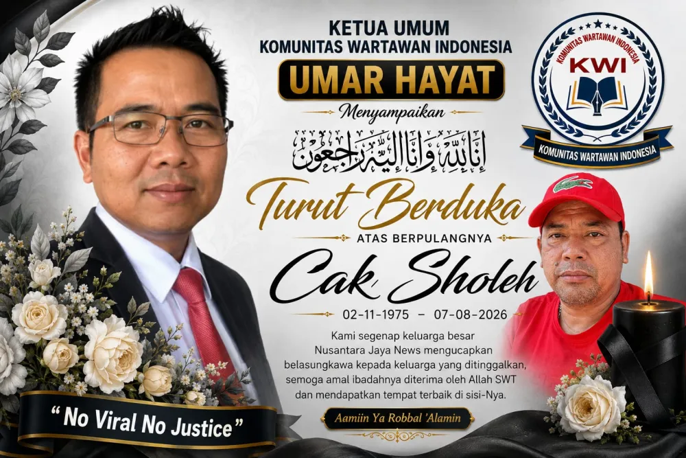 Ket Foto : Ketua Umum KWI Ucapkan Belangsungkawa Atas Meninggal Dunia Cak Sholeh Pendiri LBH No Viral No Justice