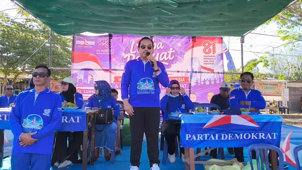 Ket Foto : DPC Partai Demokrat Sumenep Selenggarakan Lomba Rakyat dalam Rangka HUT ke-81 Kemerdekaan RI dan HUT ke-25 Partai Demokrat
