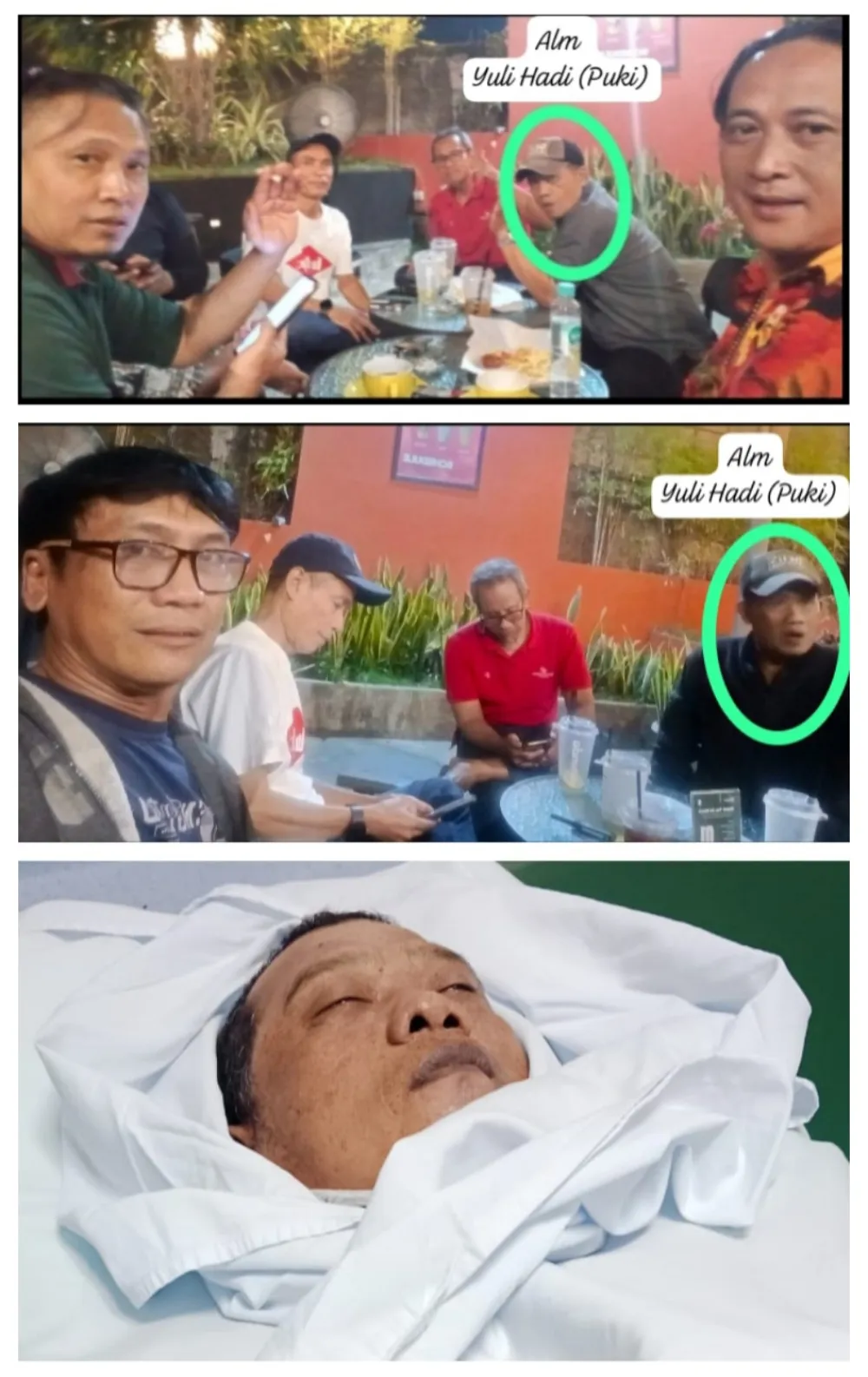 Ket Foto : 🕊️ Selamat Jalan Almarhum YULI HADI (Puki), Sahabat Terbaik Kami Dari STP SATYA WIDYA Surabaya Angkatan Tahun 1995