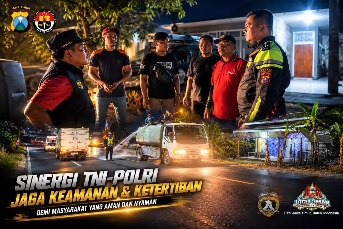 Cegah Kecelakaan Akibat Tumpahan Air Garam, Satlantas Polres Bangkalan Siram Jalan Raya